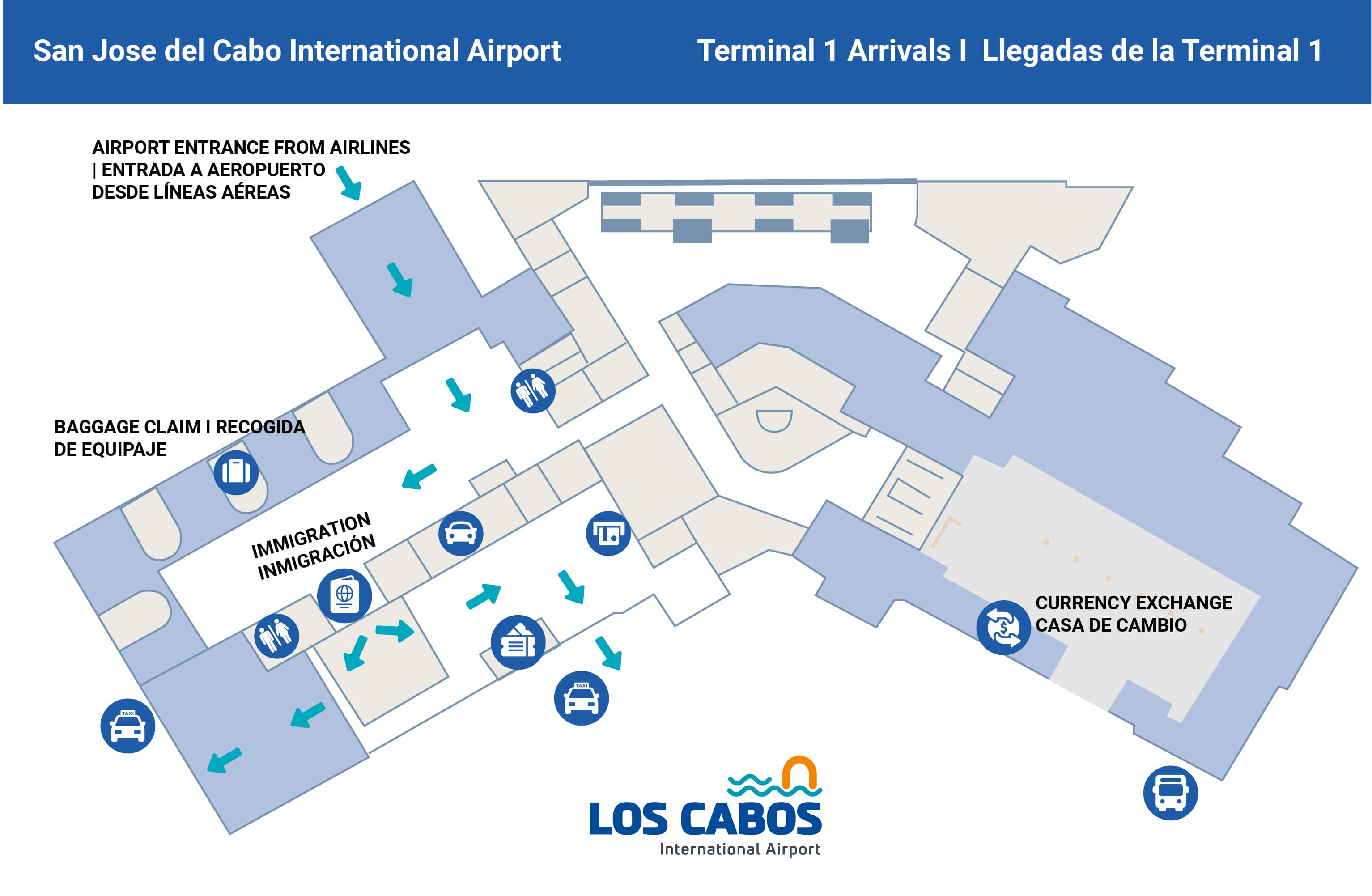 Maps Cabos Airport  Airport Los Cabos(SJD)