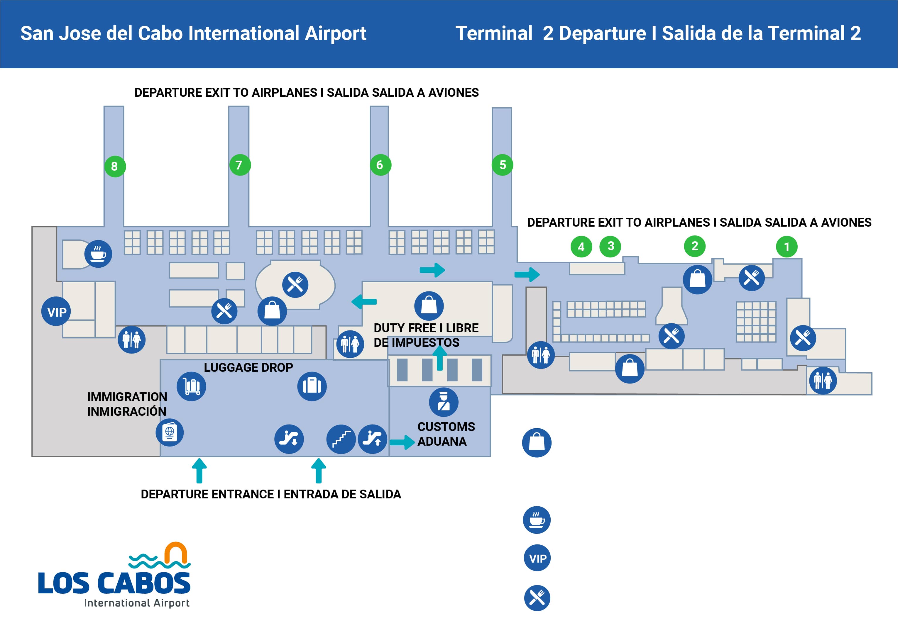 San Jose Cabo Airport Terminal Map   Terminal2 1